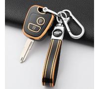 GZNBB Soft TPU Car Key Case Cover Shell Fob, for Peugeot 106 107 206 207 306 307 406 407 for Citroen C1 C4
