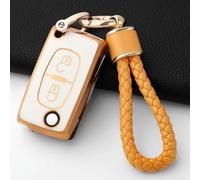 GZNBB Soft TPU Car Key Case Cover Shell, for Peugeot 107 207 307 308 407 607 3008 5008 for Citroen Xsara C5 C6 C8