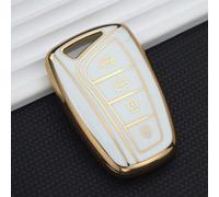 GZNBB TPU Car 3/4 Buttons Key Case Cover Shell, for Hyundai Santa Fe Sport Ix45 Genesis G80 Equus Centennial Grandeur Azera 2013-2016