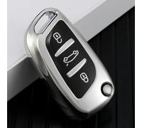 GZNBB TPU Car Folding Key Bag Cover Case Shell Keychain, for Peugeot for Citroen C1 C2 C3 C4 C5 DS3 DS4