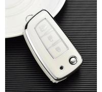 GZNBB TPU Car Folding Key Case Cover Shell, for Nissan X-Trail Qashqai J11 Juke Murano Micra Tiida Maxima Altima Kicks