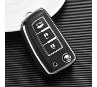 GZNBB TPU Car Folding Key Case Cover Shell, for Nissan X-Trail Qashqai J11 Juke Murano Micra Tiida Maxima Altima Kicks