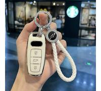 GZNBB TPU Car Key Case Cover Shell Fob, for Audi A3 A4 B9 A6 A7 4K A8 E-tron Q5 Q8 C8 D5 SQ8