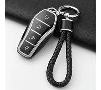 GZNBB TPU Car Key Case Cover Shell Fob, for BYD Song Plus Atto 3 Han EV Tang DM Qin Seal Dolphin Remote Holder Keychain Accessories