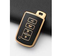 GZNBB TPU Car Key Case Cover Shell Fob, for Toyota Corolla Camry RAV4 Highlander Auris CHR Avalon Land Cruiser Prius Aygo Prado