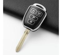 GZNBB TPU Car Key Case Cover Shell Fob, for Toyota Prius Corolla Yaris Avensis Camry RAV4 4 Buttons Keyless Keychain Accessories
