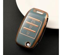 GZNBB TPU Car Key Case, for KIA Sportage Cerato Optima K2 K3 K4 K5 RIO Picanto Soul Sorento Sedona 3 Buttons