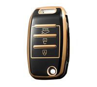 GZNBB TPU Car Key Case, for KIA Sportage Cerato Optima K2 K3 K4 K5 RIO Picanto Soul Sorento Sedona 3 Buttons