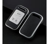 GZNBB TPU Leather Car Key Case Cover Bag Shell Holder Keychain, for Chery Arrizo Tiggo 3 5X 4 8 Glx 7 Paragraph 5X