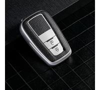 GZNBB TPU Leather Car Key Case Cover, for Toyota Camry Prado 2017 2018 CHR Prius Cross Fob Key Shell Accessories