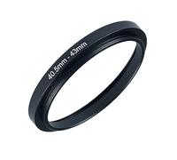 GZNLY 40.5mm to 43mm Step-up Adapter Rings Filter Adapter Black Metal Step Down Filter Ring Adapter Compatible with All Brand UV CPL ND Camera Lens Filter Stepping Rings (40.5mm-43mm)