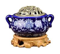 GZPFDQ Electric Timed Incense Burner - Adjustable Temperature Ceramic Aromatherapy Furnace - Agarwood Frankincense Resin Scented Oil Diffusers,Scented Warmer for Home/Office/Bar