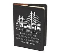 Gzrlyf Civil Engineer Notebook Funny Civil Engineering Gifts Journal Civil Engineering Student Gifts Bridge Builder Gifts (Notebook)
