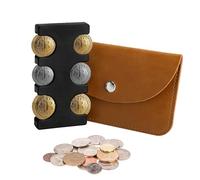 GZRXIOUS Coin Bag Change Storage, Coin Sorter with Card Case, Coin Box, Change Sorter, Coin Purse, Coin Dispenser, Coin Collector, Coin Holder Made of Plastic from 2 Euro to 1 Cent.