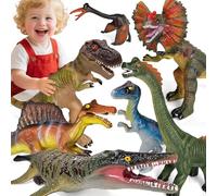 Gzsbaby Dinosaur Toys for Kids 3-5 - 7 PCS Realistic Large Dinosaur Figures Soft Jumbo Dino Toy for Boys & Girls 5-7 Years Old - Toddler Boy, Animal Dino Toys