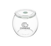 Gzsekken Biscuit Cookie Jar with Lid,Plastic Biscuit Storage Tin,Airtight Sweet Jar Cracker Storage Jar,Round Biscuits Container Candy Buffet Food Storage for Snacks, Dry Goods,Nuts,Keep Crispy