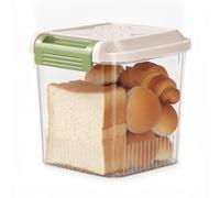 Gzsekken Bread Bin Clear Bread Box with Lid for Kitchen Countertop