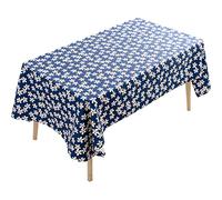 GZSLKSCD Ins Style Tablecloth Fabric Small Fresh Cotton and Linen Rectangular Coffee Table Tablecloth (Color : White-style, Size : 140 * 200cm) (White style)