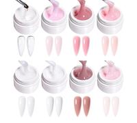 GZSYY Builder Gel for Gel Nails, Builder Gel for Nails, 8 Pieces, UV Gel Set, Builder Gel Set