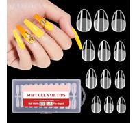 GZSYY Tips for Gel Nails, Nail Tips, Nails for Gluing, 240 Pieces, Press on Nails, French Nail Glue for Artificial Nails