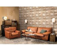 GZSZ non-woven wallpaper blocks wood look graphic beige brown 34851 (4,21£/1qm)