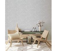 GZSZ non-woven wallpaper zebra stripes white grey metallic 34815 (3,67£/1qm)