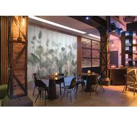 GZSZ Photo Wallpaper leaves tropical glass grey blue green 34858 (5,51£/1qm)