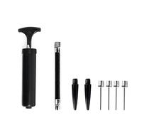 GZTFPQ 7.9"" Portable Hand Air Ball Pump Inflator Kit with Needle, Nozzle, Extension Hose for Soccer Basketball Football Volleyball Water Polo Rugby Exercise Sports Ball Balloon Swim Inflatables