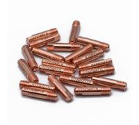 GZTIGWELD 20pk Contact Tip .03'' & 0.8mm M6x25mm Copper Accessory for MB-15AK MIG/MAG Welding Torch