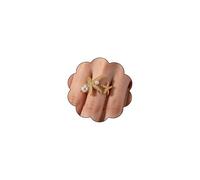 GZUQRSK Gold Starfish Rings for Women Stainless Steel Adjustable Pearl Shell Star Open Ring Boho Beach Summer Party Present Jewelry Accessories, Metal, No Gemstone