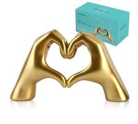 GZVDYG Large Taylor Lover Merch Gold Heart Hands Sculpture Birthday Decorations Gifts Living Room Bedroom Shelf Desk Coffee Table Accessories Statue Bobo Bathroom Home Decor Women Girls Mom(Large)