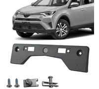 GZVKE Front Bumper License Plate Frame Bracket Holder Fits for 2016 2017 2018 Toyota RAV4 Replace 521140R090,TO1068136