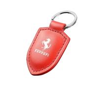 GZWQSBFC Car keychain for Ferrari, Key Chain Accessories Key Fob with Anti-Lost Car Accessory Key Ring,B Red