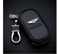 GZWQSBFC Car Keyring Accessories for Bentley Bentayga Continental Flying Spur, Key Fob Keyring Family Present,Car Key Fob Accessories,Car Keyring,Leather Keyring,C