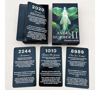 GZXINKE Angel Numbers Oracle Deck, Oracle Cards for Beginners, Angel Number Affirmation Cards Deck, Tell You How to Live Your Life The Best Way