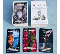 GZXINKE Spill Tea Oracle Deck, Relationships Oracle Cards, Life Oracle Deck, Oracle Cards Deck for Beginners, Uncover Hidden Truths and Life Relationships