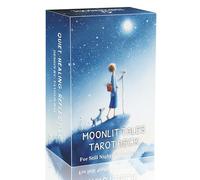 GZXINKE Tarot Cards Deck 78 Cards with Guidebook, Moonlit Tales Tarot Deck, Gentle Storybook Style Tarot for Beginners, Intuitive Reading, Reflection and Spiritual Guidance