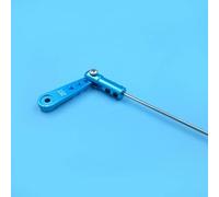 GzxLaY 【Remote control toy parts】 M2 Linkage Pushrod Assembly L100/130/200/250/300m Servo Steering Connector Rod/Clevis Chuck/25T Servo Am Horn for RC Jet Boats -Environmentally friendly materials