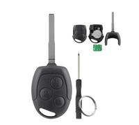 GZXNKEY 433MHZ 4D63 Chip for Ford Car Remote Key for Ford Focus Fiesta S-Max C-Max Galaxy Mondeo Car Key 3 Buttons with HU101 Blade Screwdriver Key Ring