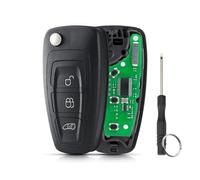 GZXNKEY 433MHZ ID49 Chip Car Remote Key Fob For Ford Transit Custom Tourneo Custom key 2015 - 2020 with HU101 Blade Screwdriver Key Ring