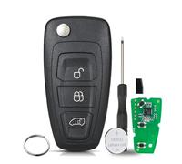 GZXNKEY For Ford Key Fob 433Mhz 4D63 Chip For Ford Transit Key Fob Remote Key Ford Transit Custom Key with HU101 Blade