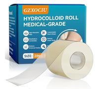 GZXOCIU Hydrocolloid Dressing Roll: 5cm x 5m Ultra Adhesive & Absorbent & Waterproof Large Hydrocolloid Plasters for Wound Care - Hydro Seal Wound Healing Bandage Plaster Tape