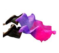 GZXXB Belly Dancing Fan Artificial Women Silk Belly Dance Fan 1 Pair(23,180cm Imitation Silk)