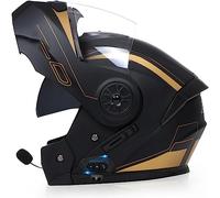 GZXYWANH Flip Up Modular Motorcycle Bluetooth Helmet for Automatic Answering Adults Full Face Motorcycle Dual Lens Racing Helmet with Anti-Fog Dual Sun Visor ECE Approved Men Women Helmet