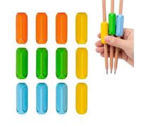 GZYCKJ 12 Pcs Pencil Grips for Student, Handwriting Pencil Aid Grips Pen Holder for Beginner Adults Righties Lefties