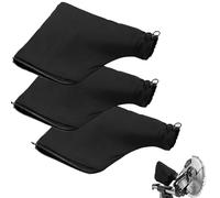 GZYCKJ 3 Pcs Dust Bag, Universal Saw Dust Collector Bags with Zipper for Miter Saws, Replacement Sander for Woodworking, Bench Power Tool Accessories