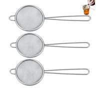 GZYCKJ 3 Pcs Tea Strainer, Stainless Steel Tea Strainer, Sieve Strainer, for Coffee