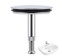 GZYCKJ Bath Plug, 44mm Cover/ 7mm Pole Adjustable Push Down Bath Plug Replacement for Bathtubs