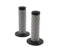 GZYF 1 Pair 7/8" 22MM Handlebar Grip Hand Grips Pro Taper Pillow Top Handlebar Rubber Gray For of motorcycles with 7/8"(22mm) standard bars