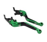 GZYF 1 Pair CNC Aluminum Adjustable Folding Extend Hand Brake Levers Green for Honda X-11 1999-2002 2000 2001